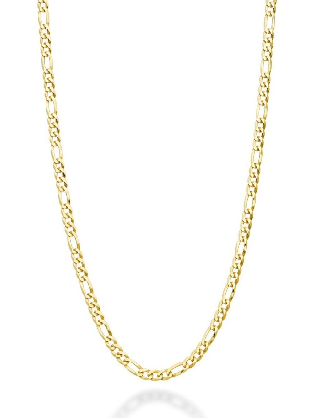 925 Sterling Silver 3mm Figaro Chain Necklace for Women & Men - Elegant Jewelry
